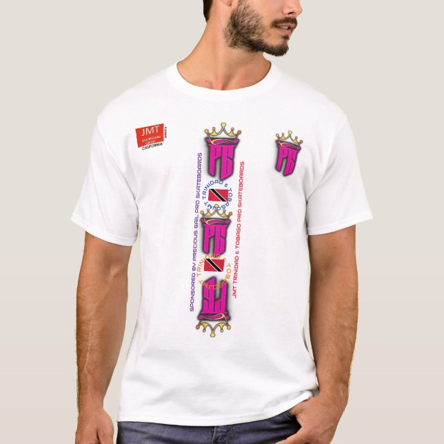 T-shirt de base masculin PRECIOUS GAIL (Devant)