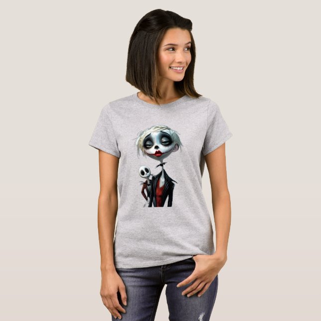T-shirt de base mignon pour femmes – Graphique ado (Devant entier)