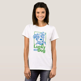 T-Shirt de base pour chien chanceux pour femmes