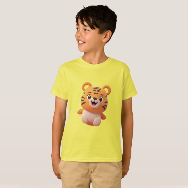 T-shirt de base pour enfants (Devant entier)