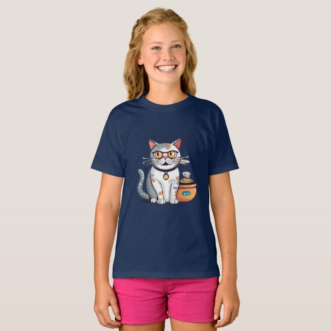 T-shirt de base pour enfants (Devant entier)