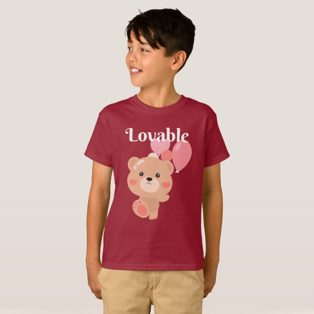 T-shirt de base pour enfants (Devant entier)