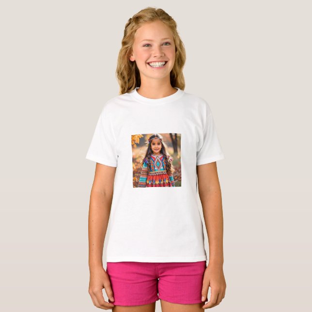 T-shirt de base pour enfants (Devant entier)
