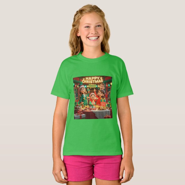 T-shirt de base pour enfants (Devant entier)
