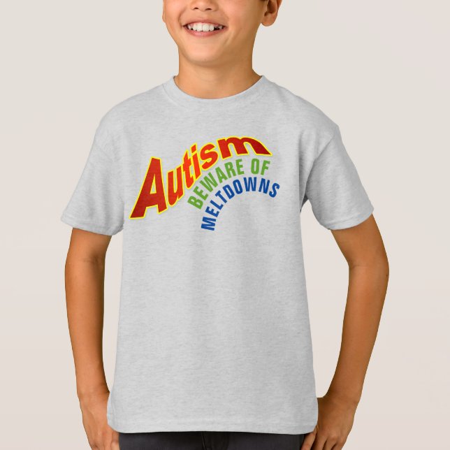 T-Shirt de base pour enfants autistes (Devant)