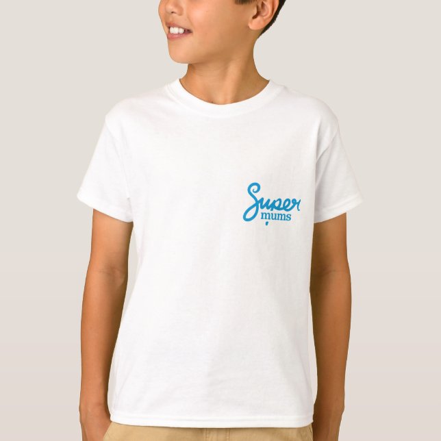 T-shirt de base pour enfants - blanc (Devant)