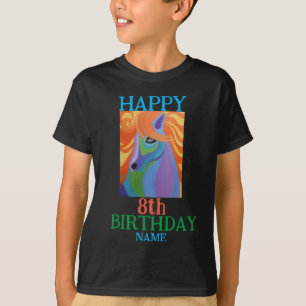 T-shirt de base pour enfants de 8e anniversaire