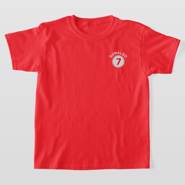 T-shirt de base pour enfants - Ronaldo CR 7 Jersey (Poser)