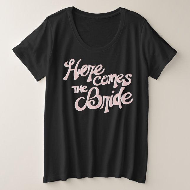 T-shirt de base pour femmes de taille plus grande (Design devant)