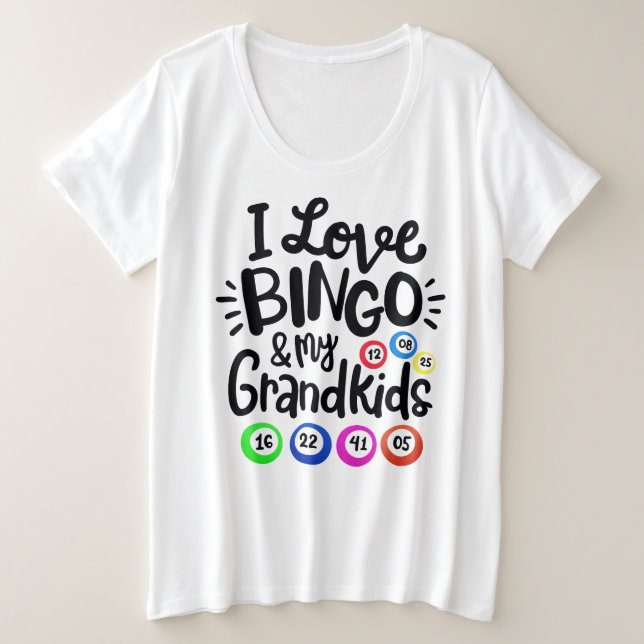 T-shirt de base pour femmes de taille plus grande (Design devant)