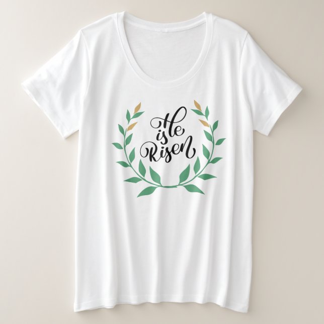T-shirt de base pour femmes de taille plus grande (Design devant)