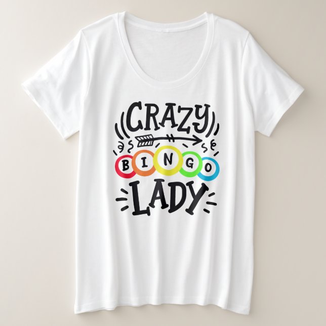 T-shirt de base pour femmes de taille plus grande (Design devant)