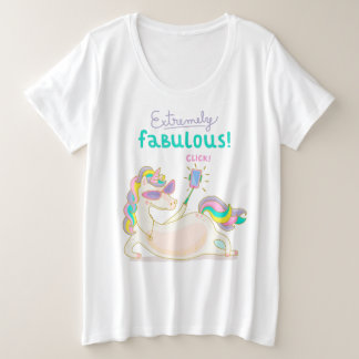 T-shirt de base pour femmes de taille plus grande