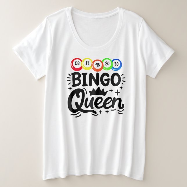 T-shirt de base pour femmes de taille plus grande (Design devant)