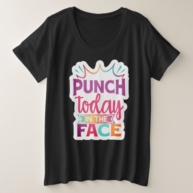 T-shirt de base pour femmes de taille plus grande (Design devant)