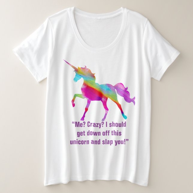 T-shirt de base pour femmes de taille plus grande (Design devant)