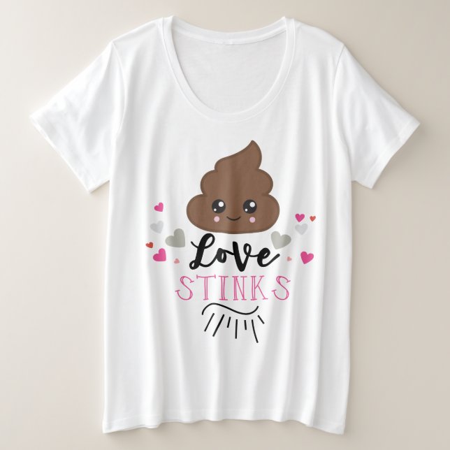 T-shirt de base pour femmes de taille plus grande (Design devant)