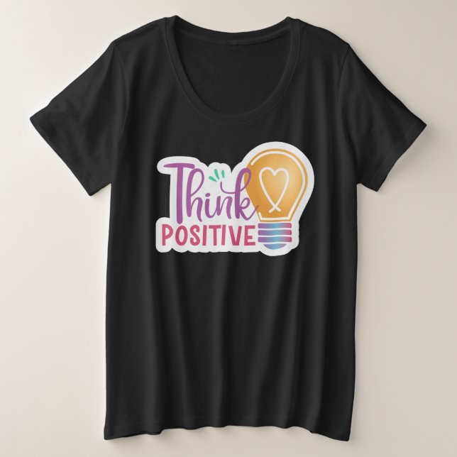 T-shirt de base pour femmes de taille plus grande (Design devant)