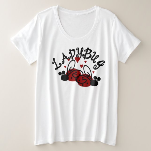 T-shirt de base pour femmes de taille plus grande (Design devant)