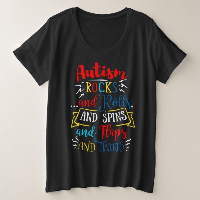 T-shirt de base pour femmes de taille plus grande (Design devant)