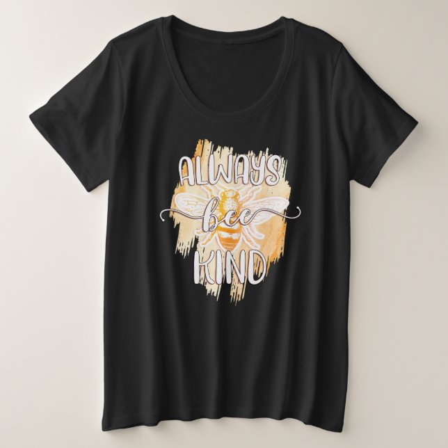 T-shirt de base pour femmes de taille plus grande (Design devant)