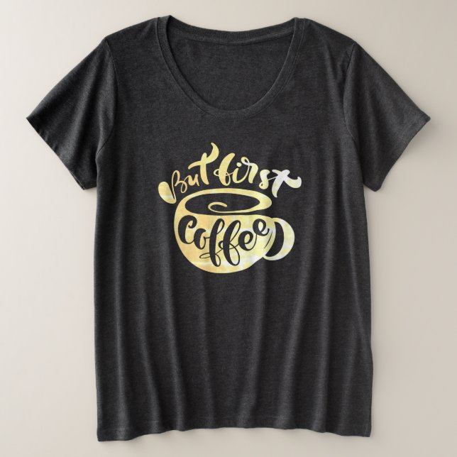 T-shirt de base pour femmes de taille plus grande (Design devant)