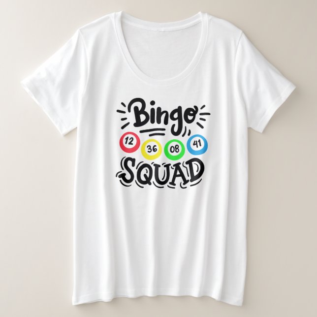 T-shirt de base pour femmes de taille plus grande (Design devant)