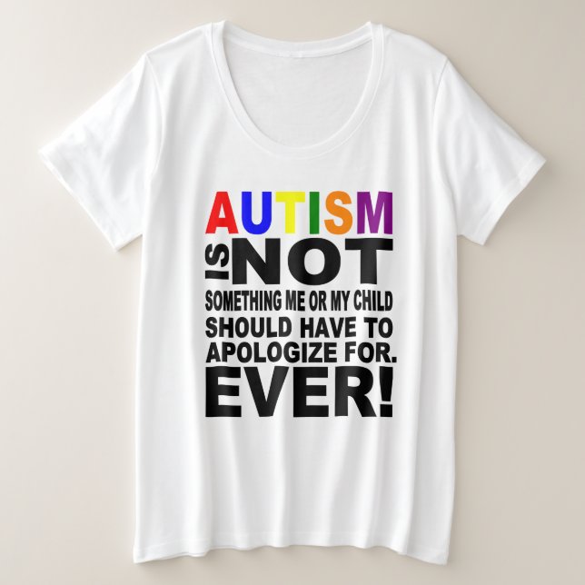 T-shirt de base pour femmes de taille plus grande (Design devant)