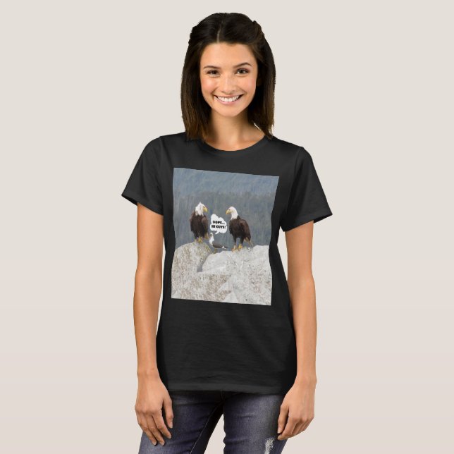 T-shirt de base pour femmes Eagles et Seagull (Devant entier)