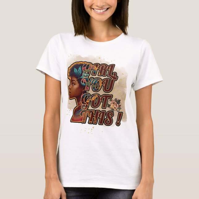 T-Shirt de base pour femmes - Fille, tu as compris (Devant)