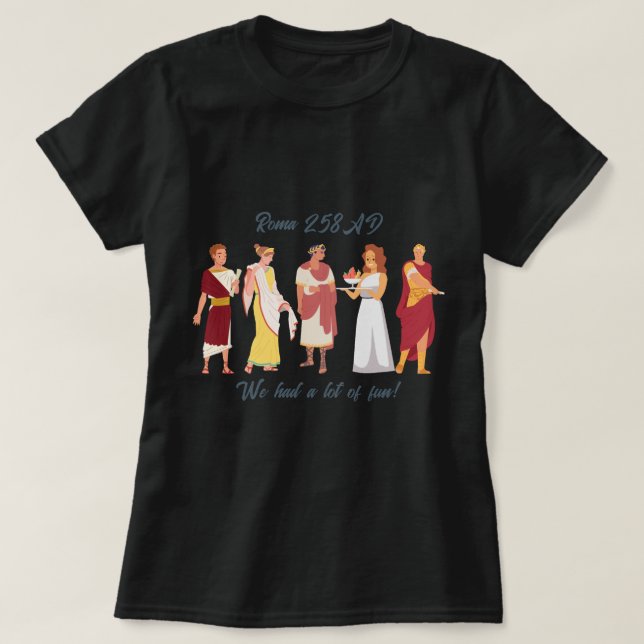 T-shirt de base pour femmes Roma 258 AD (Design devant)