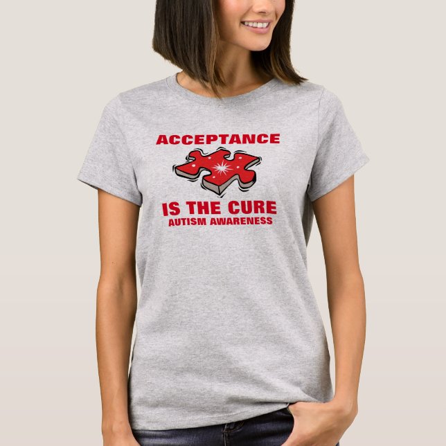 T-shirt de base pour femmes sensibilisation sur l' (Devant)