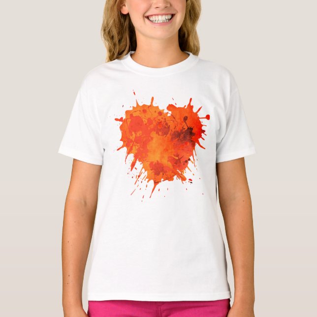 T-shirt de base pour filles (Devant)