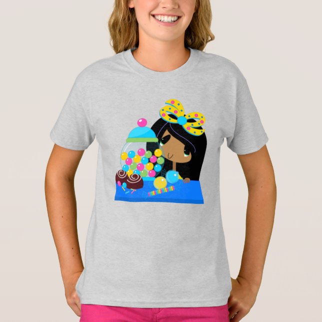 T-shirt de base pour filles (Devant)
