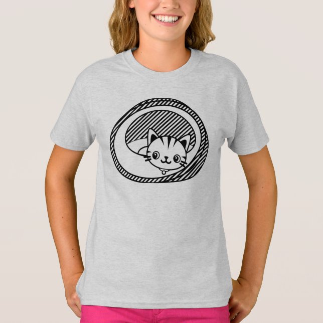 T-shirt de base pour filles (Devant)