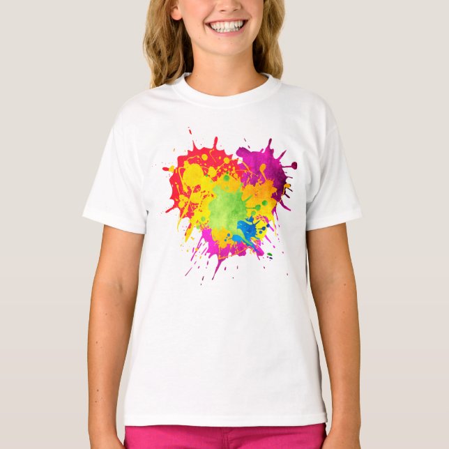 T-shirt de base pour filles (Devant)