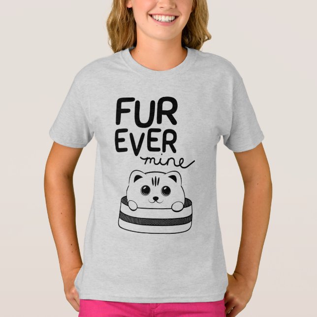 T-shirt de base pour filles (Devant)