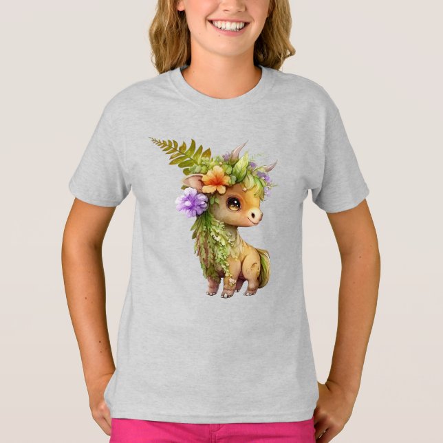 T-shirt de base pour filles (Devant)