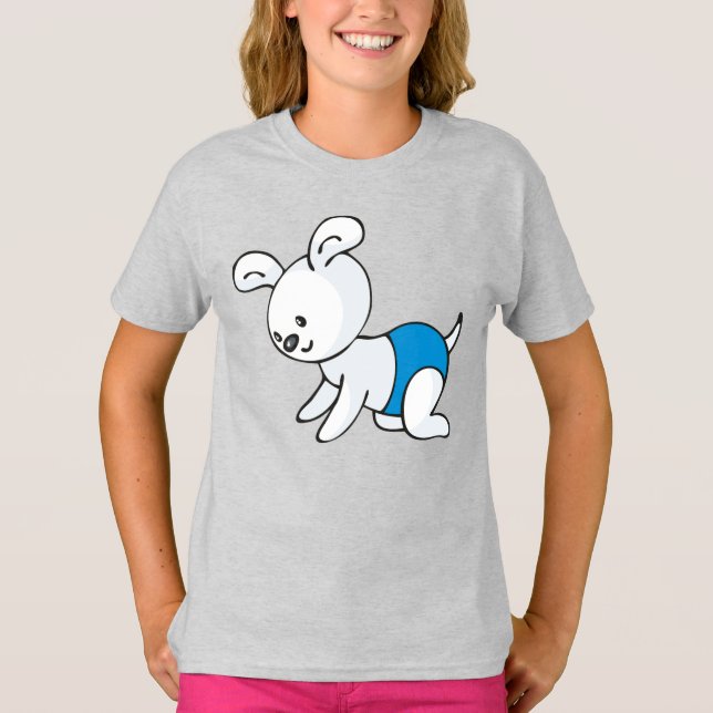 T-shirt de base pour filles (Devant)