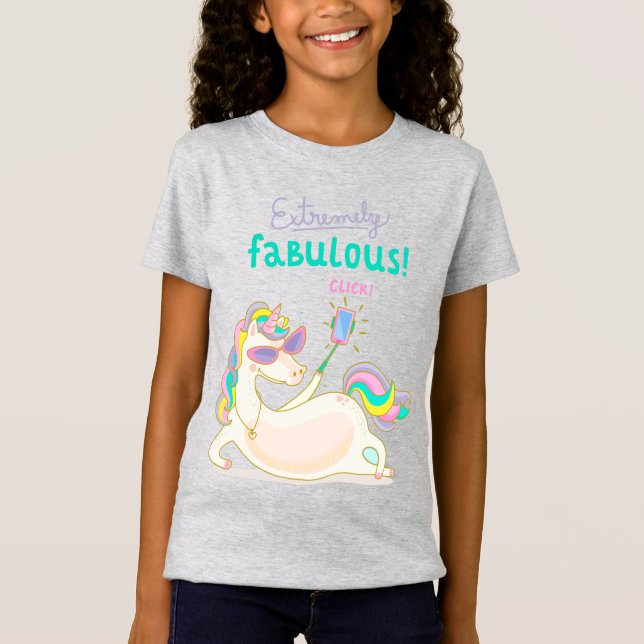T-shirt de base pour filles (Devant)