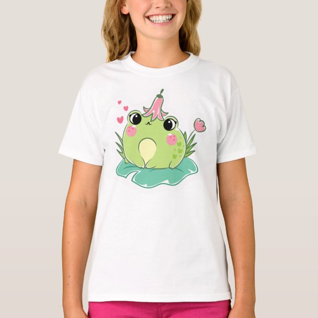 T-shirt de base pour filles (Devant)