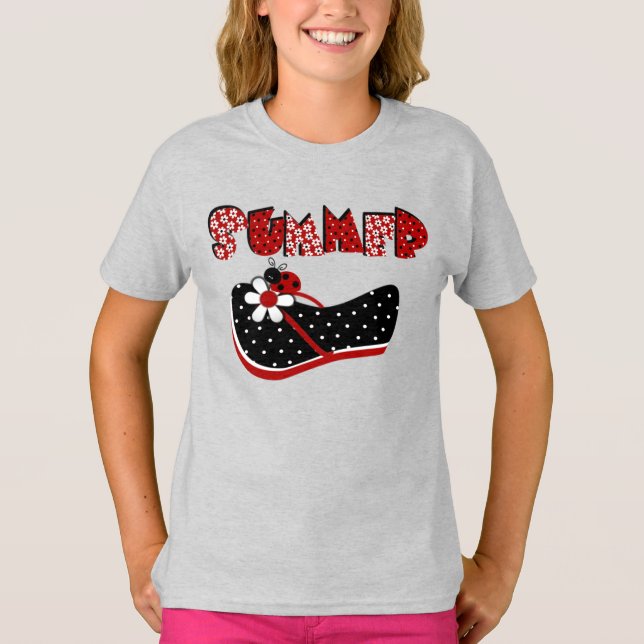 T-shirt de base pour filles (Devant)