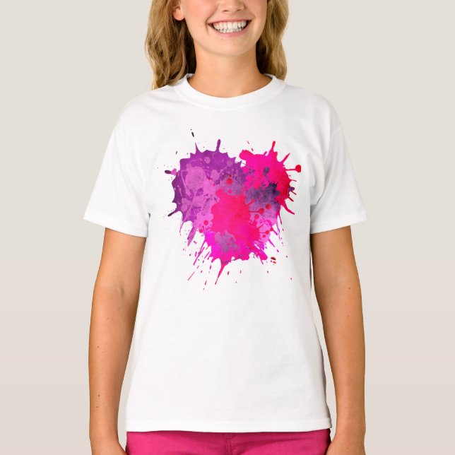 T-shirt de base pour filles (Devant)