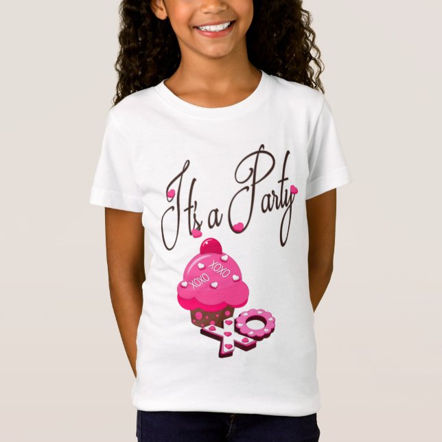 T-shirt de base pour filles (Devant)