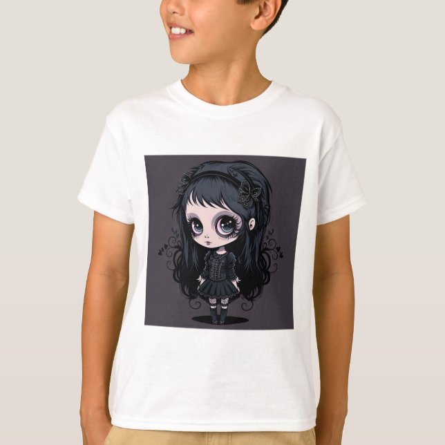 T-shirt de base pour filles Goth (Devant)