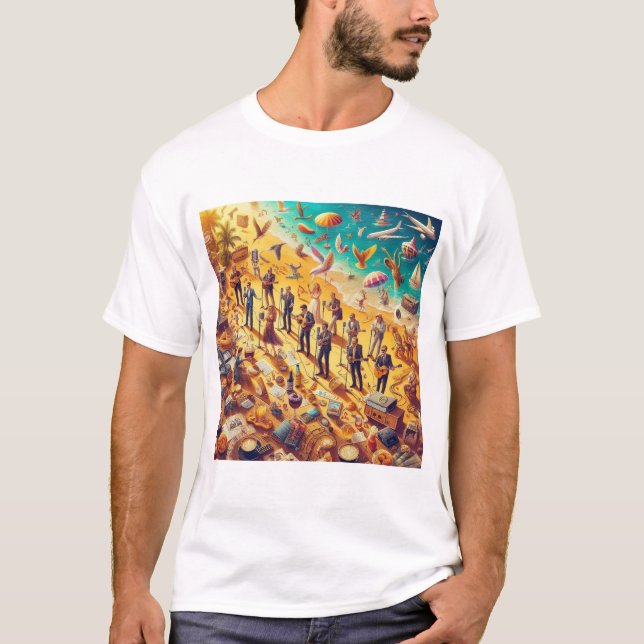 T-shirt de base pour hommes (Devant)