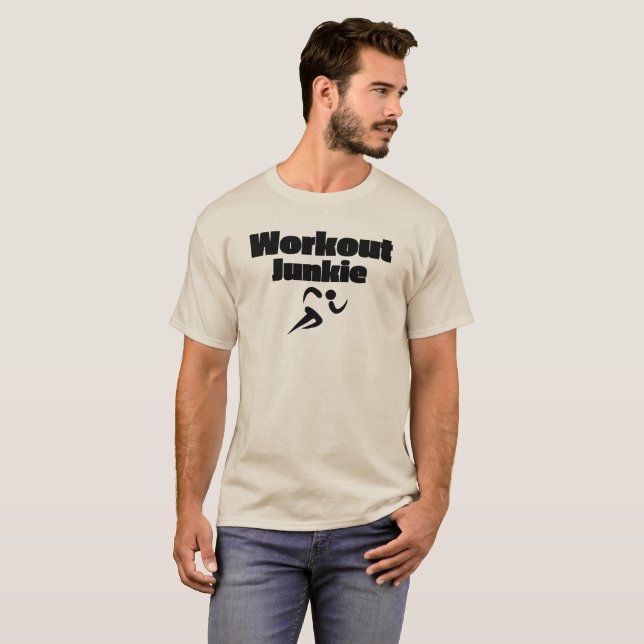 T-shirt de base pour hommes Junkie (Devant entier)