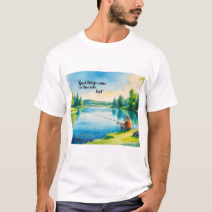T-Shirt de base pour hommes - "Les bonnes choses v
