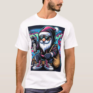 T-shirt de base pour hommes - Père Noël urbaine