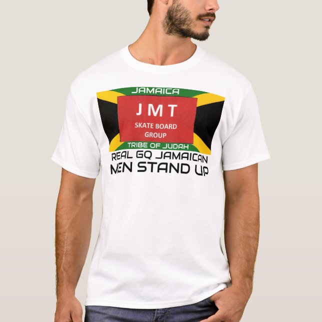T-Shirt de base pour hommes REAL JAMAICA (Devant)